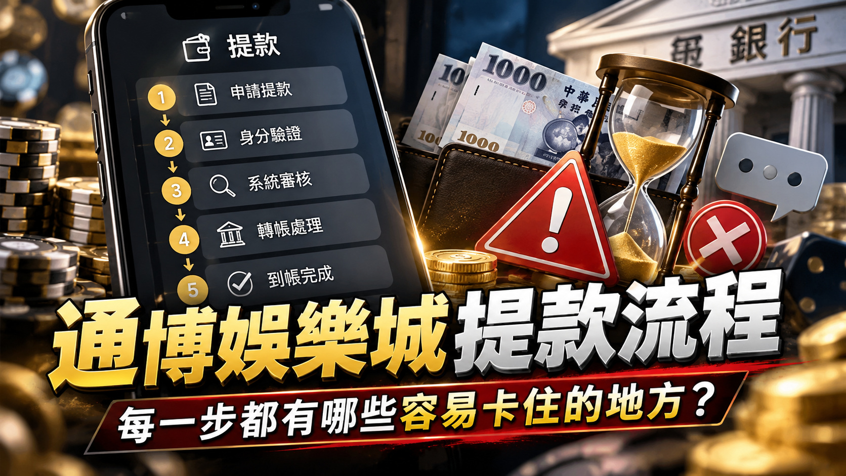 通博娛樂城提款流程:每一步都有哪些容易卡住的地方